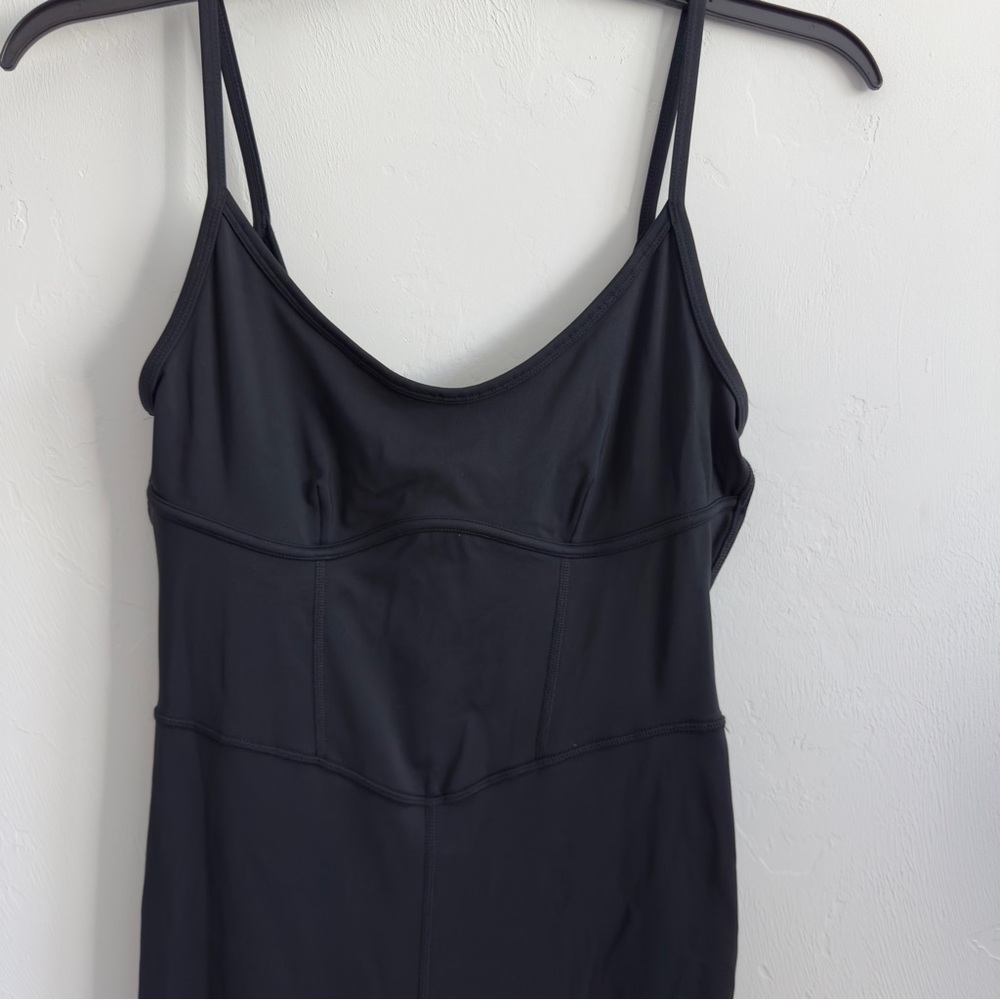 JoyLab Black Corset Flare Leg Jumpsuit Bodysuit Catsuit S - Picture 5 of 9